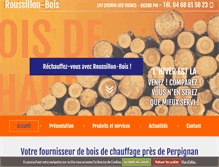 Tablet Screenshot of bois-chauffage-perpignan.com